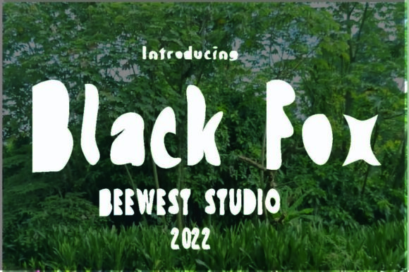 Black Fox: A Bold Typeface for Striking Visual Impact