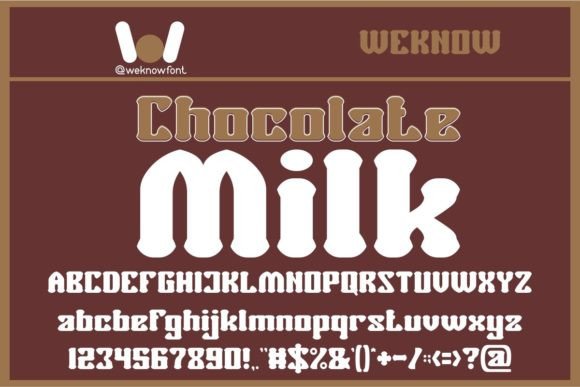 Chocolate Milk: A Bold Typeface for Modern Branding