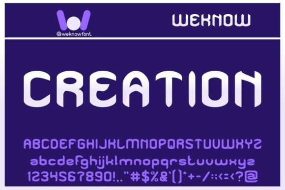 Creation: A Gothic Font for Bold Branding and Design