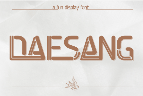 Daesang Space: The Futuristic Font for Modern Design