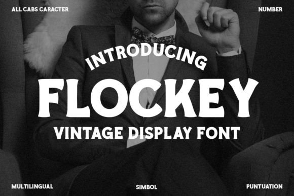 Flockey: The Vintage Typeface That Tells a Story