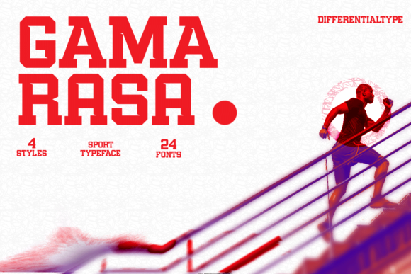 Gama Rasa: A Font with Futuristic Attitude for Bold Projects