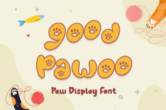 Good Pawoo: A Playful Typeface for Creative Animal Designs