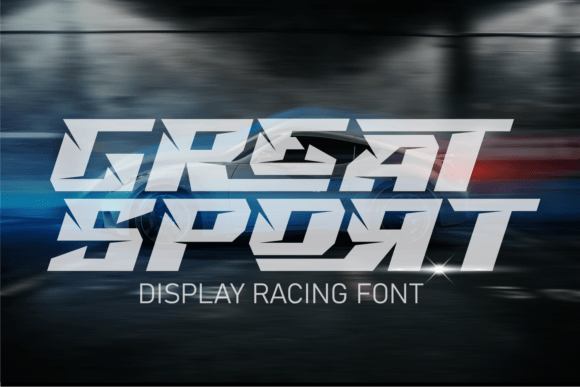Great Sport: A Typeface Built for Speed and Impact