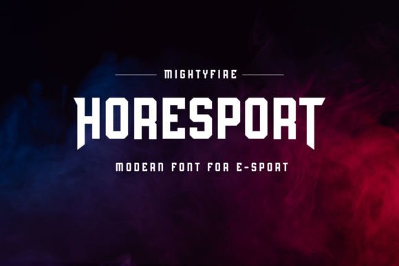Horesport: A Bold Typeface for Athletic and Dynamic Projects