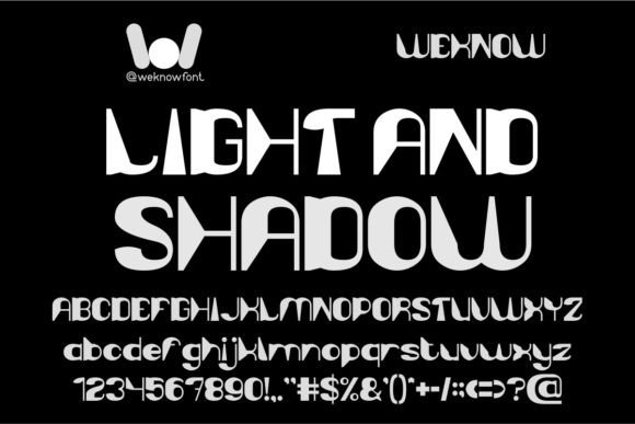Light and Shadow: A Font with Personality for Bold Branding