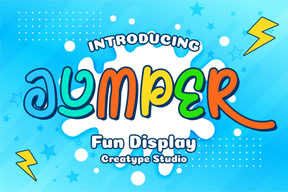 Meet Jumper: The Bubbly Display Font for Bold Creators