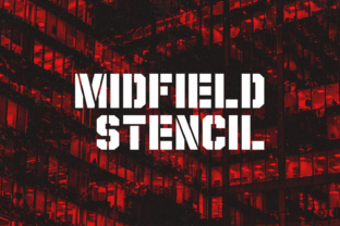 Midfield Stencil: Bold Typography for Impactful Branding