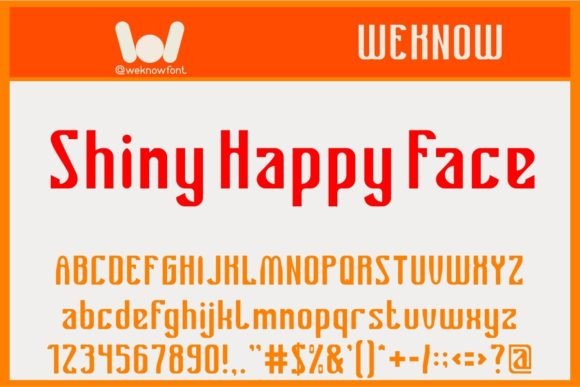 Shiny Happy Face: The Font That Brings Instant Personality to Any Project