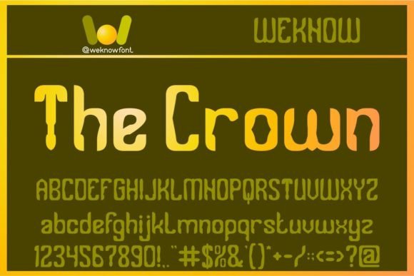 The Crown: A Typeface for Bold, Unforgettable Branding